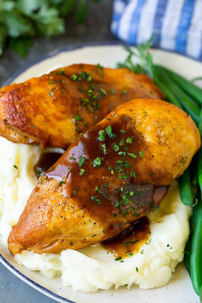 Slow Cooker Chicken And Potatoes With Gravy
 Slow Cooker Chicken Breast with Gravy Dinner at the Zoo