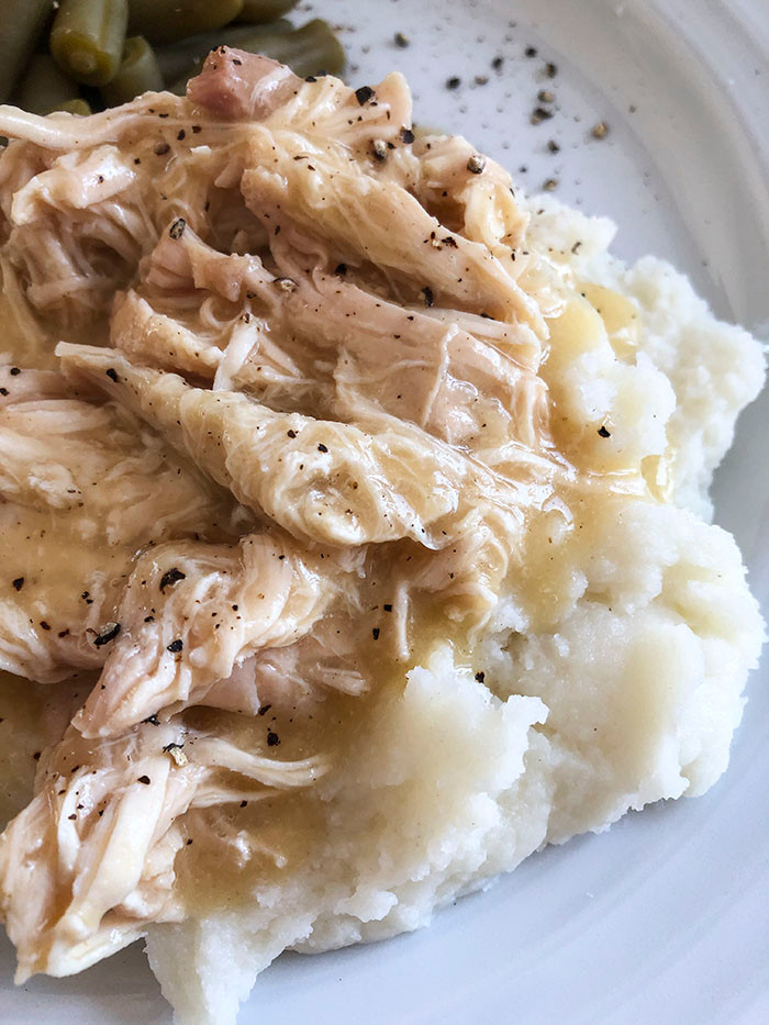 Slow Cooker Chicken And Potatoes With Gravy
 Easy Slow Cooker or Instant Pot Chicken and Gravy recipe