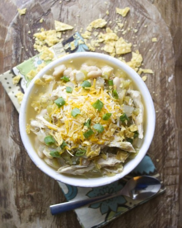 Slow Cooker Chicken Chili Verde
 Slow Cooker White Bean Chicken Chili Verde