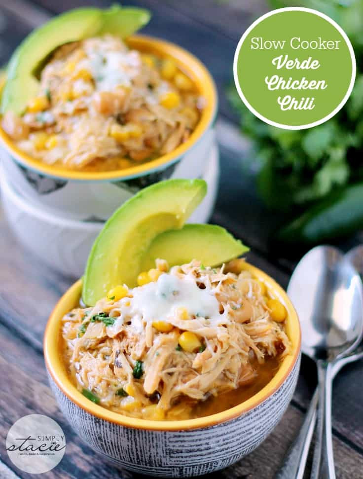 Slow Cooker Chicken Chili Verde
 Slow Cooker Verde Chicken Chili Simply Stacie