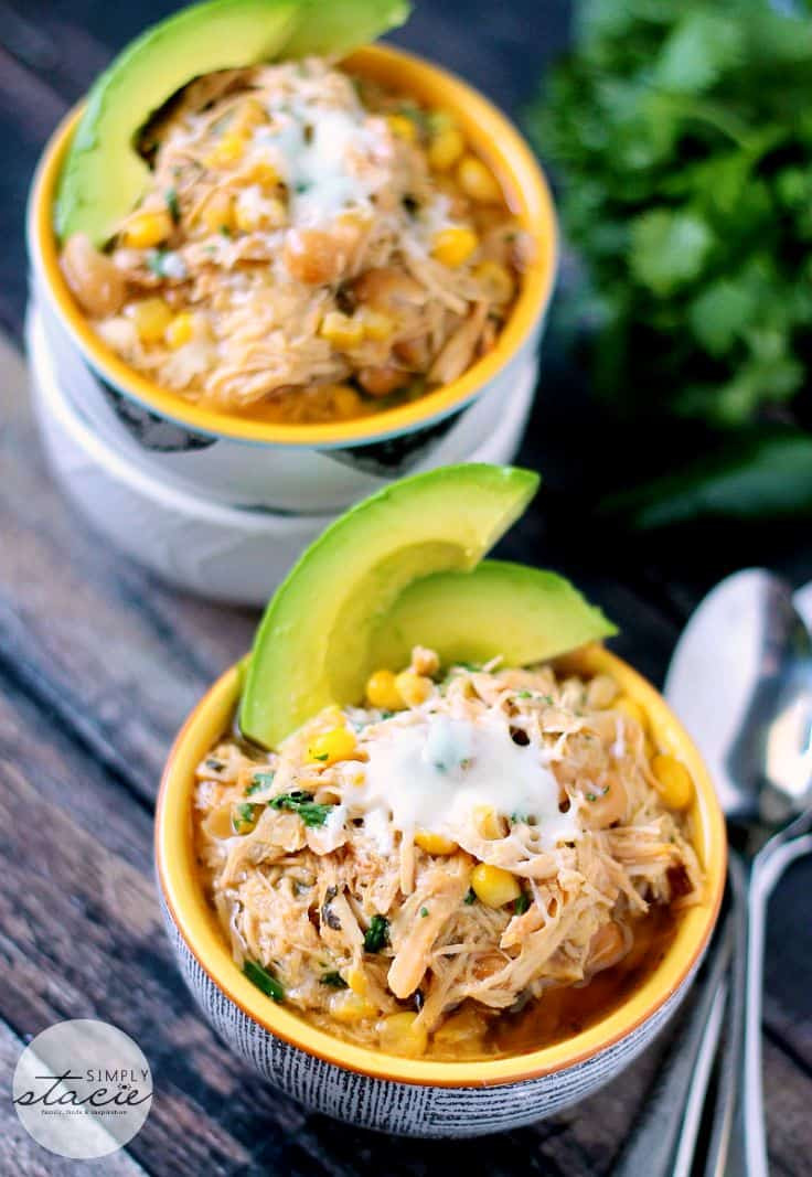 Slow Cooker Chicken Chili Verde
 Slow Cooker Verde Chicken Chili Simply Stacie