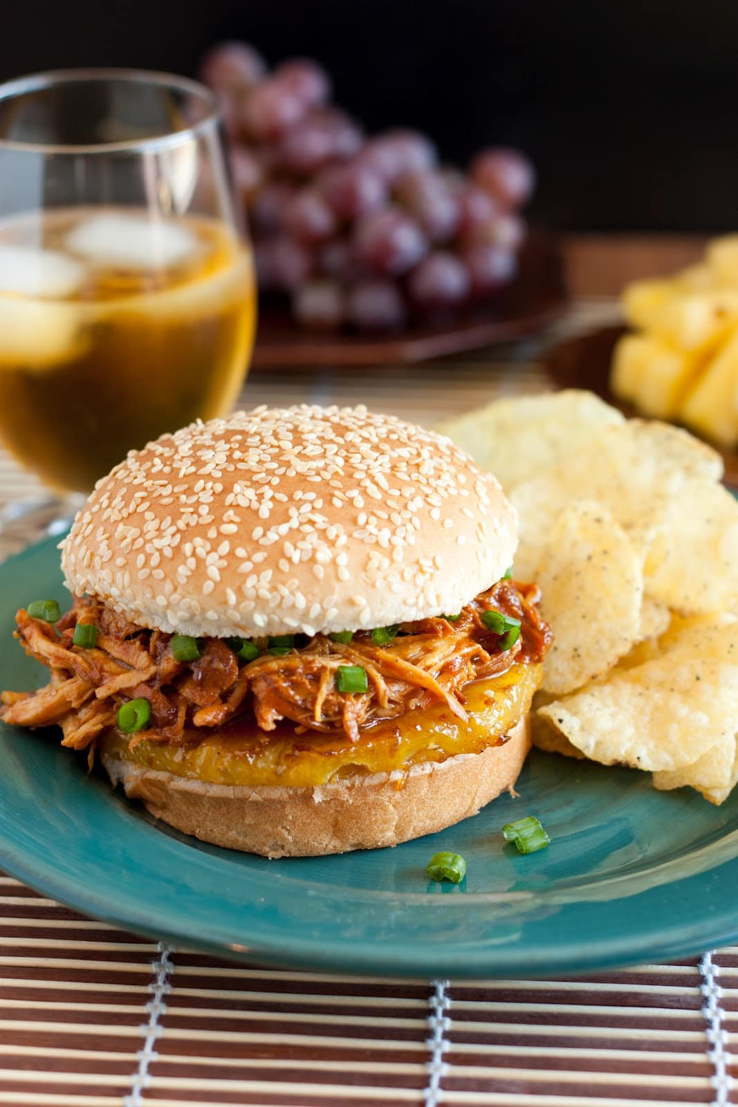 Slow Cooker Pulled Chicken Sandwiches
 Hawaiian BBQ Pulled Chicken Sandwiches Slow Cooker Recipe