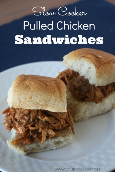 Slow Cooker Pulled Chicken Sandwiches
 Slow Cooker Pulled Chicken Sandwiches Recipe Coupon Closet