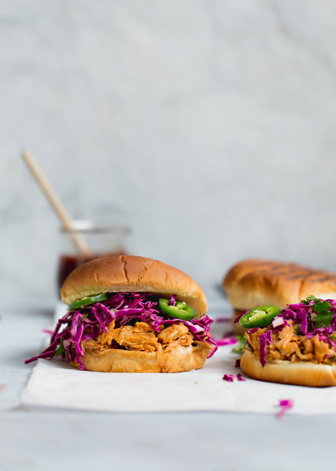 Slow Cooker Pulled Chicken Sandwiches
 Slow Cooker Asian BBQ Pulled Chicken Sandwiches Broma Bakery