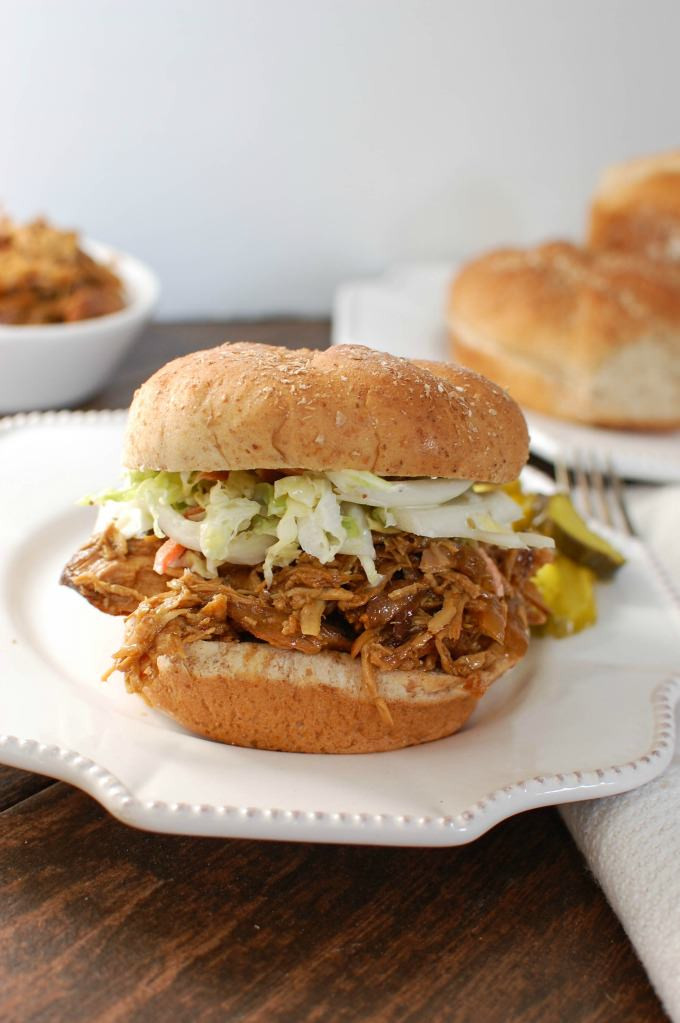 Slow Cooker Pulled Chicken Sandwiches
 Slow Cooker BBQ Pulled Chicken Recipe A Cedar Spoon