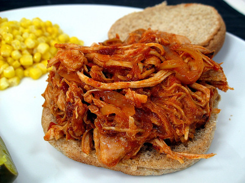 Slow Cooker Pulled Chicken Sandwiches
 Slow Cooker Barbecue Pulled Chicken Sandwiches from Elly