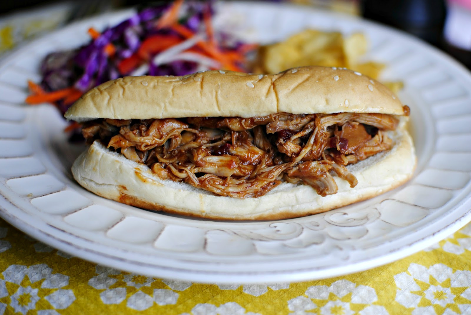 Slow Cooker Pulled Chicken Sandwiches
 Simply Scratch Slow Cooker Barbecue Pulled Chicken