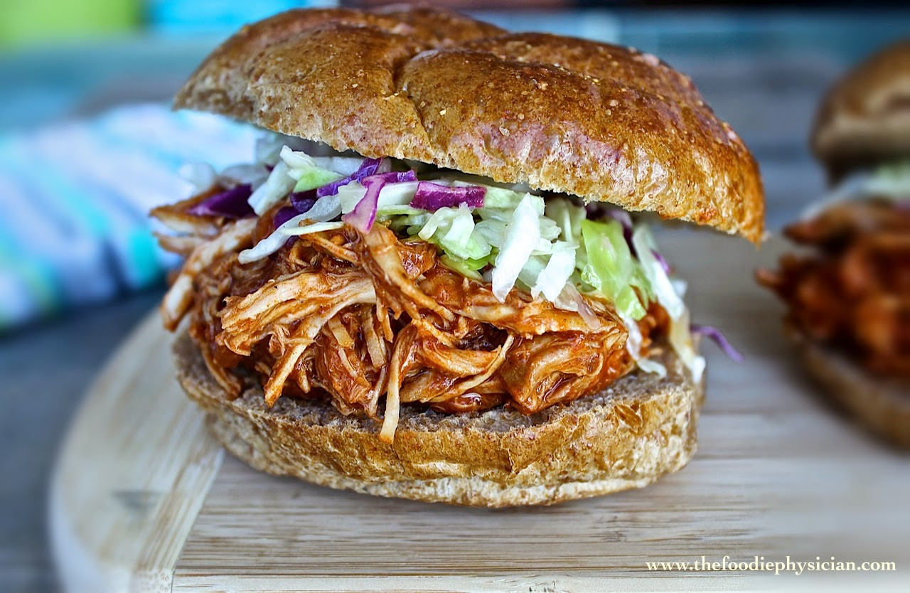 Slow Cooker Pulled Chicken Sandwiches
 The Foo Physician Cook ce Eat Twice Slow Cooker