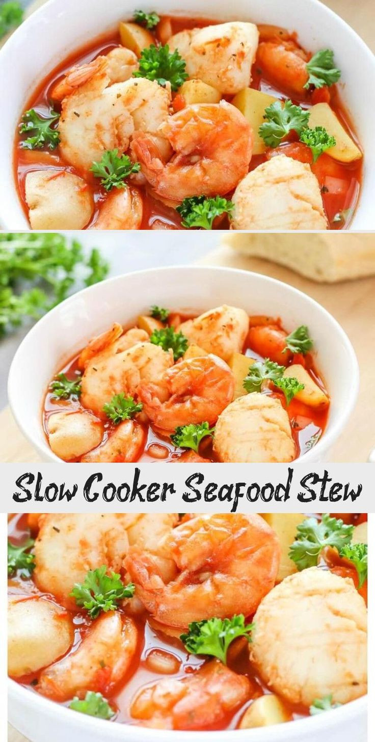 Slow Cooker Seafood Stew
 Slow Cooker Seafood Stew in 2020