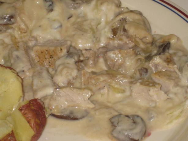Slow Cooker Smothered Pork Chops Cream Of Mushroom
 Pork Chops Smothered In Cream Mushroom Recipe Food