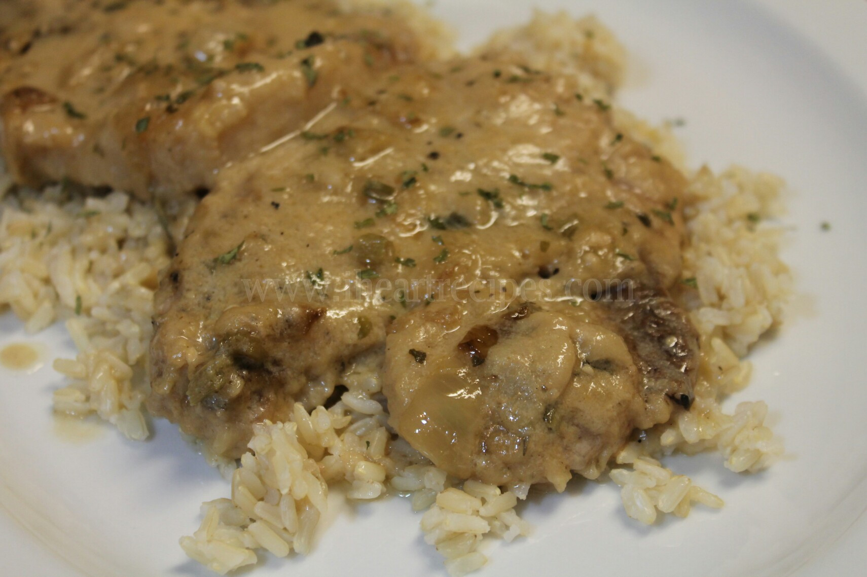 Slow Cooker Smothered Pork Chops Cream Of Mushroom
 Easy Southern Smothered Pork Chops And Gravy