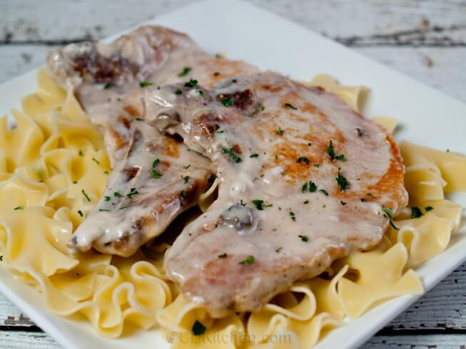 Slow Cooker Smothered Pork Chops Cream Of Mushroom
 Crock Pot Pork Chops In Cream Mushroom Soup Recipe from