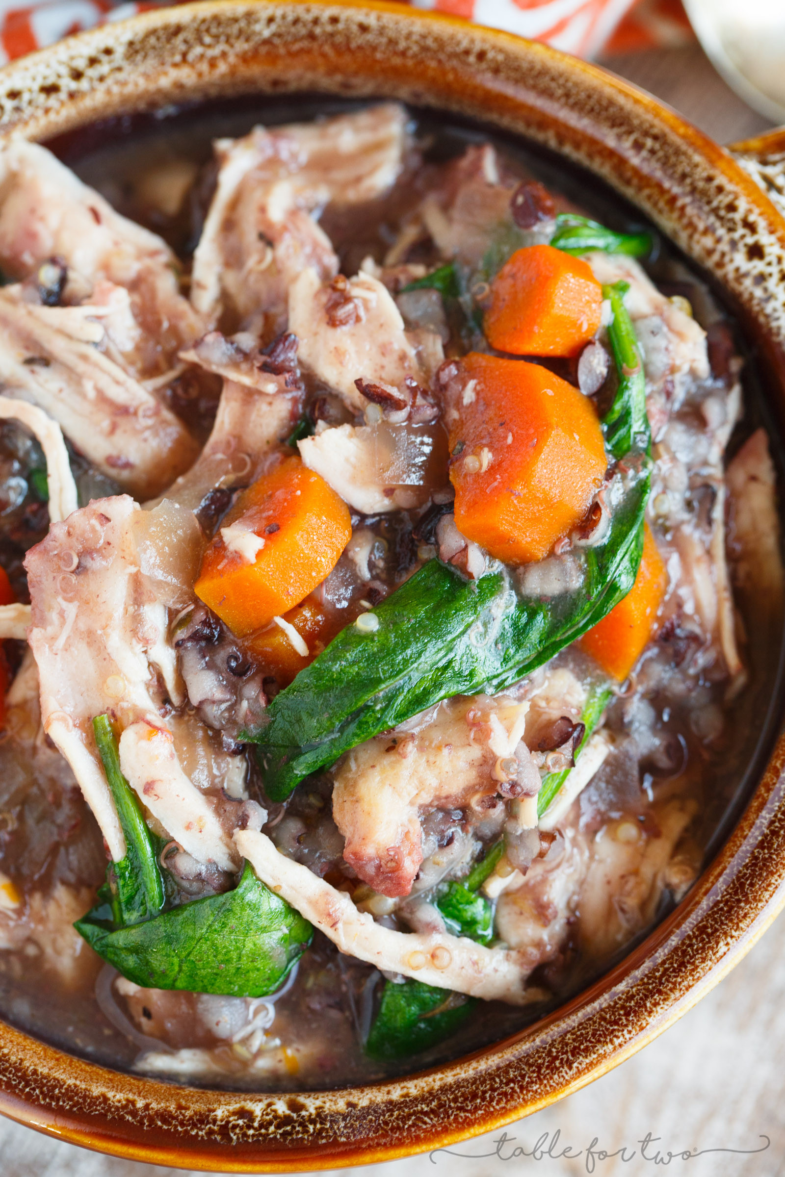 Slow Cooker Turkey Stew
 Slow Cooker Leftover Turkey and Wild Rice Stew Table for Two