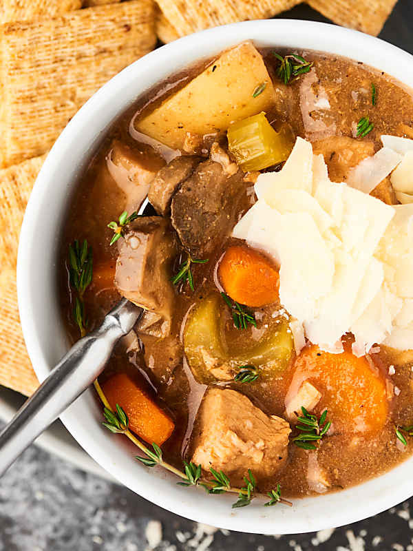 Slow Cooker Turkey Stew
 Healthy Turkey Stew Recipe Made in Slow Cooker