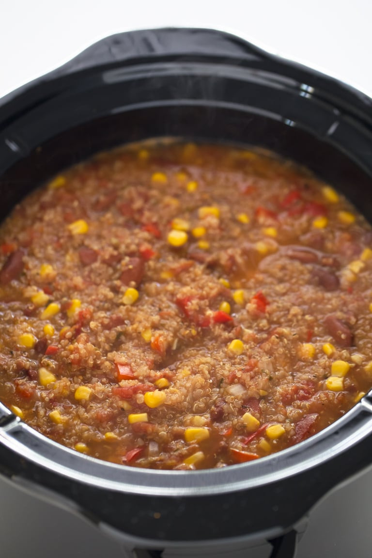 Slow Cooker Vegetarian Chili Quinoa
 Slow Cooker Vegan Quinoa Chili Simple Vegan Blog