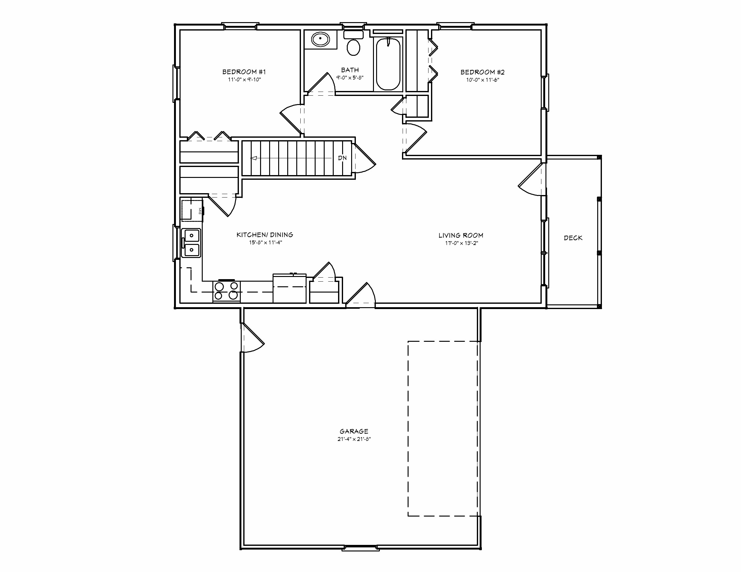 Small 2 Bedroom House Plans
 Small House Plan D67 884 The House Plan Site