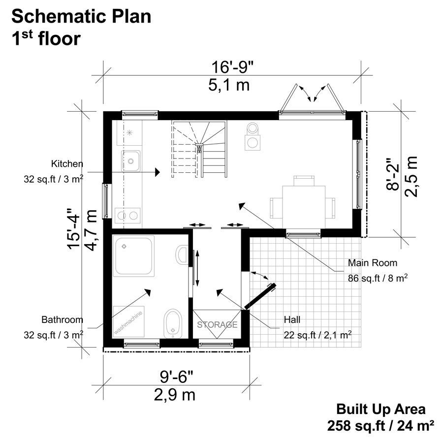 Small 2 Bedroom House Plans
 2 Bedroom Small House Plans