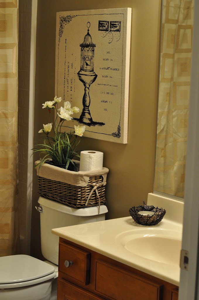 Small Apartment Bathroom Decor
 The Bland Bathroom Makeover Reveal – The Small Things Blog