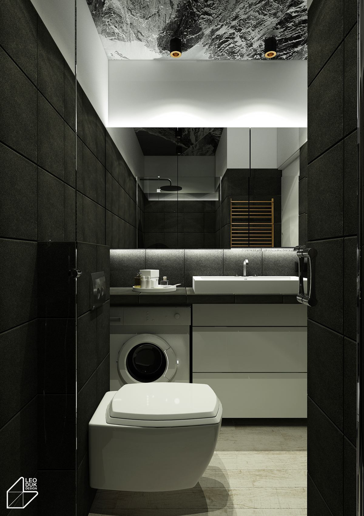 Small Apartment Bathroom
 2 Minimalist Apartment Design Ideas With Beautiful Blue