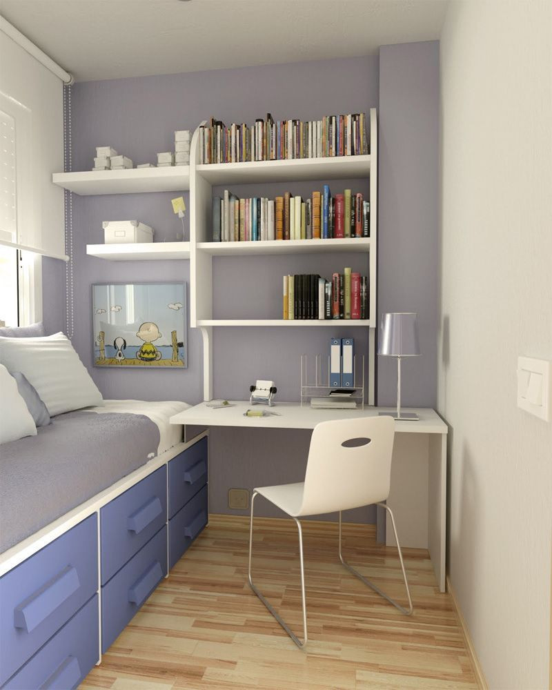 Small Bedroom With Desk
 Small Bedroom Desks – HomesFeed