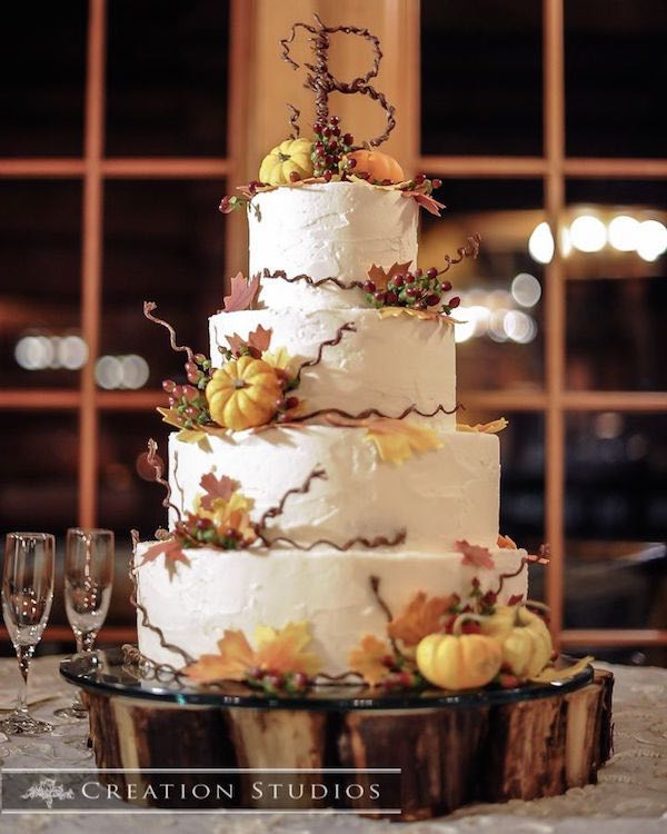 Small Fall Wedding Cakes
 Spectacular Fall Wedding Cake Ideas MODwedding