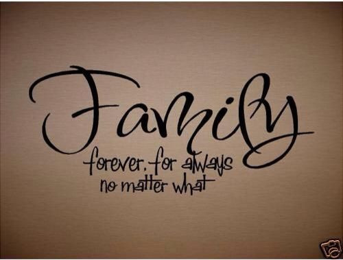 Small Family Quote
 Life begins and ends with your family