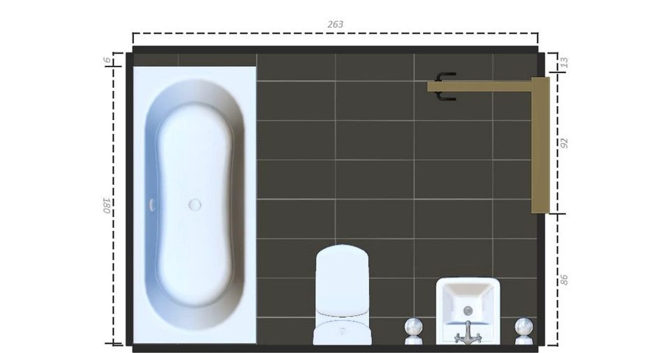 Small Full Bathroom Layout
 15 Free Sample Bathroom Floor Plans Small to