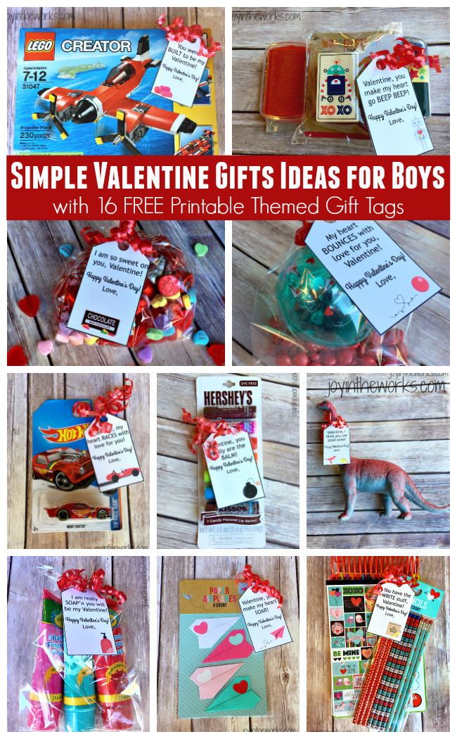 Small Gift Ideas For Boys
 Simple Valentine Gift Ideas for Boys Joy in the Works