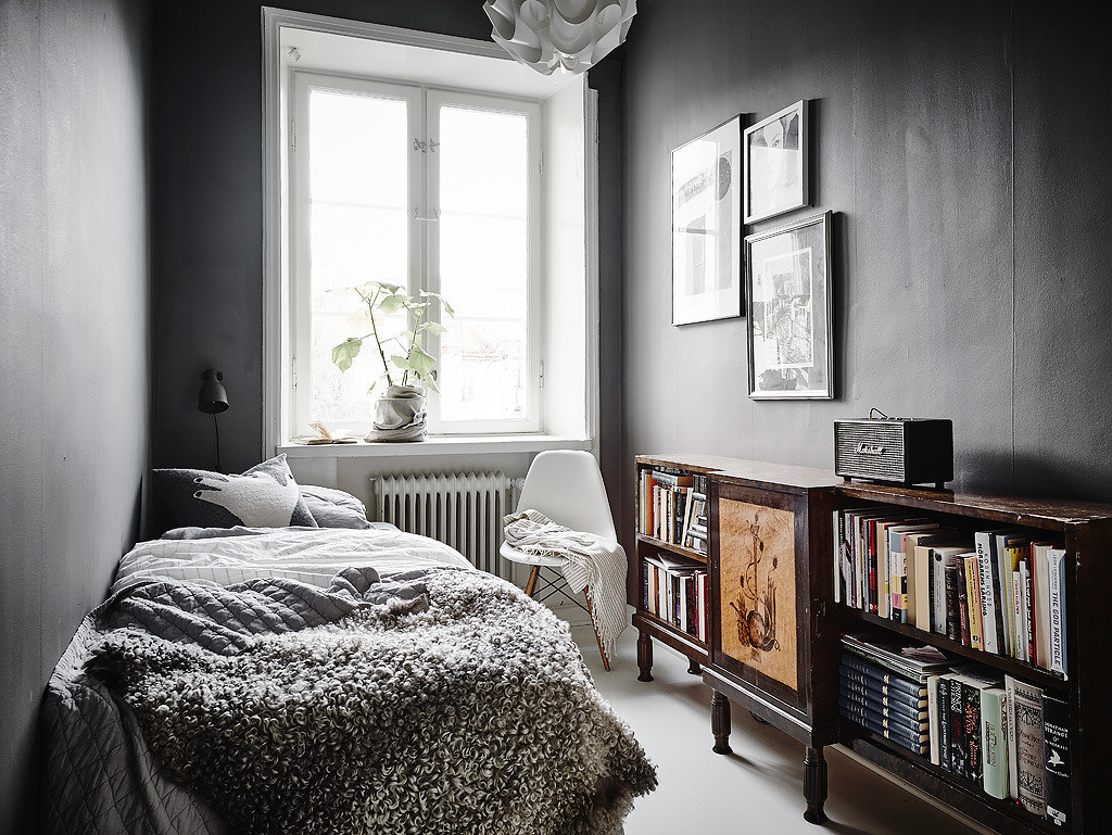 Small Guest Bedroom
 White Modern & Vintage Swedish Apartment Look Amazing