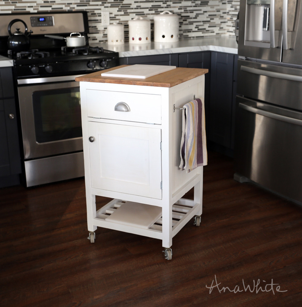 Small Kitchen Cart
 Ana White