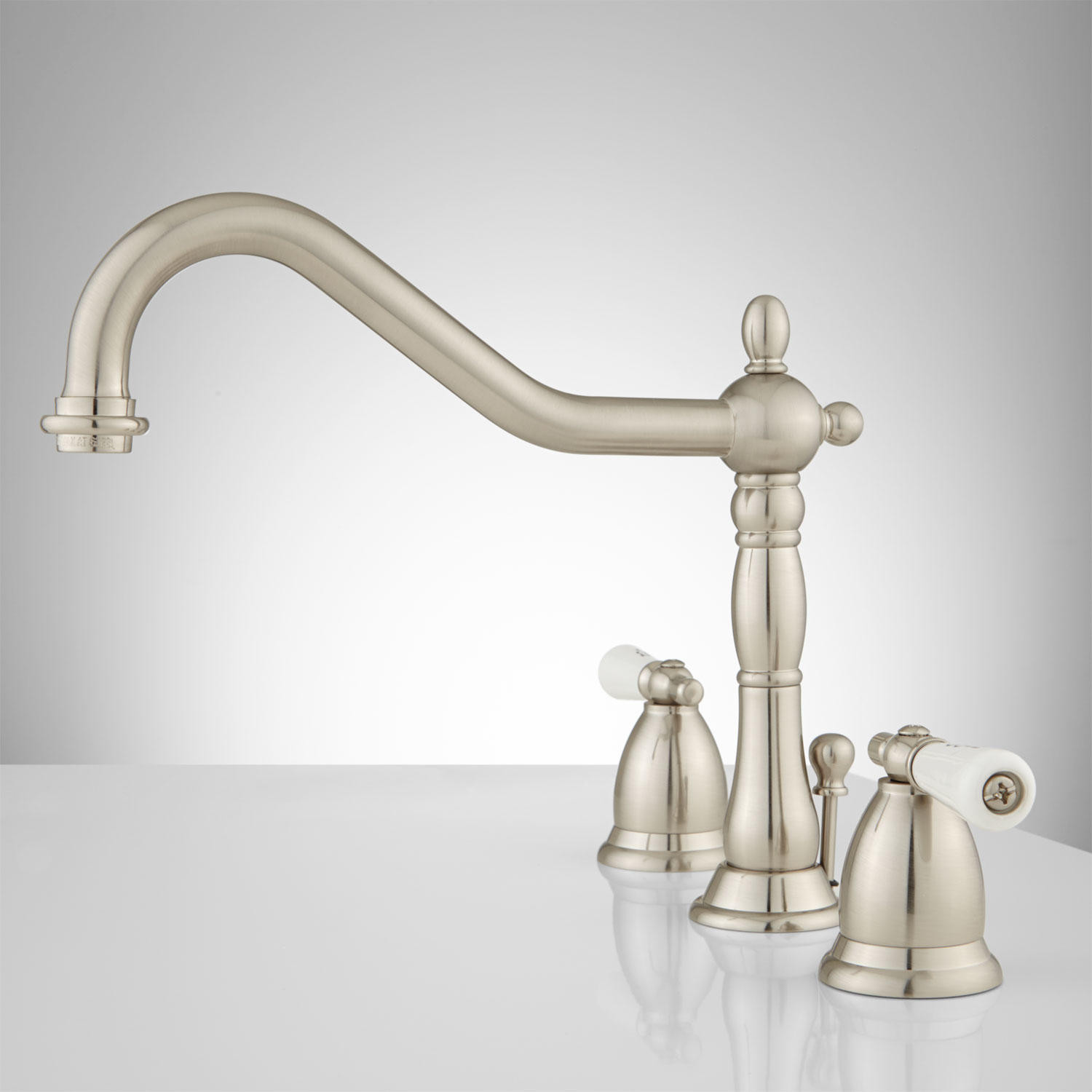 Small Kitchen Faucet
 Victorian Widespread Bathroom Faucet Small Porcelain