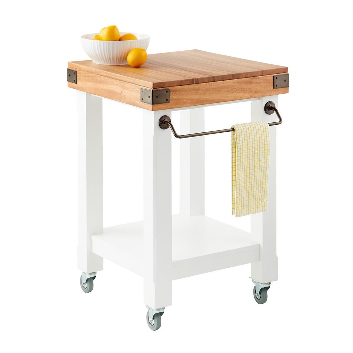 Small Kitchen Island Cart
 Butcher Block Rolling Kitchen Island Cart