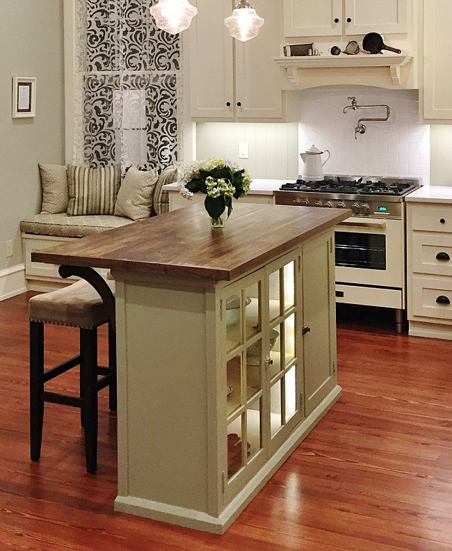 Small Kitchen Islands With Seating
 How to Build a Kitchen Island from a Cabinet