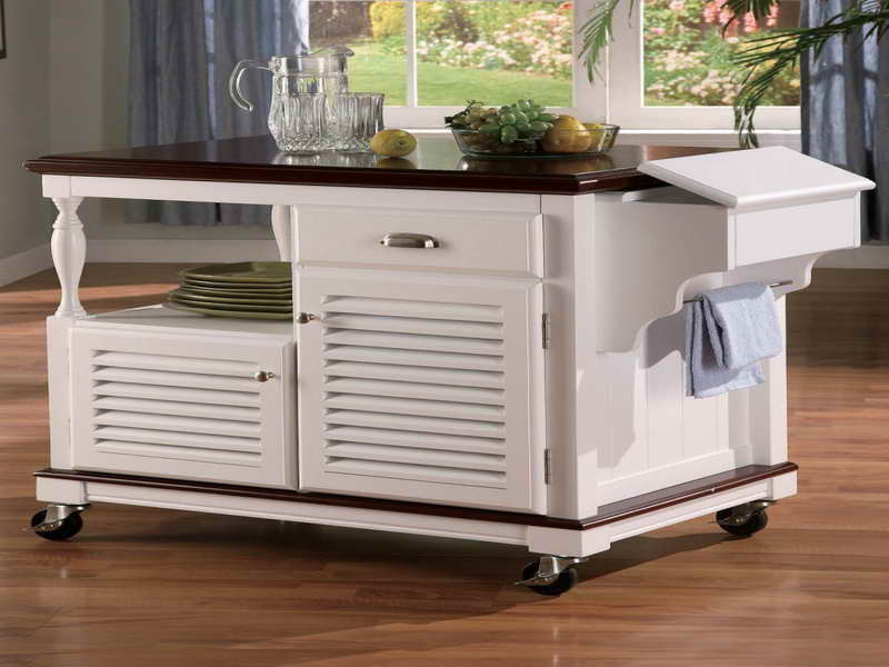 Small Mobile Kitchen Island
 The Best Portable Kitchen Island with Seating MidCityEast