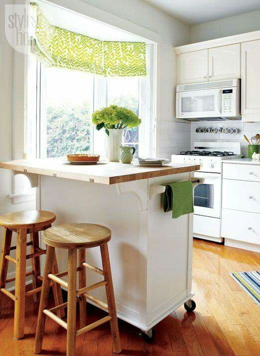 Small Mobile Kitchen Island
 25 Mini Kitchen Island Ideas For Small Spaces DigsDigs