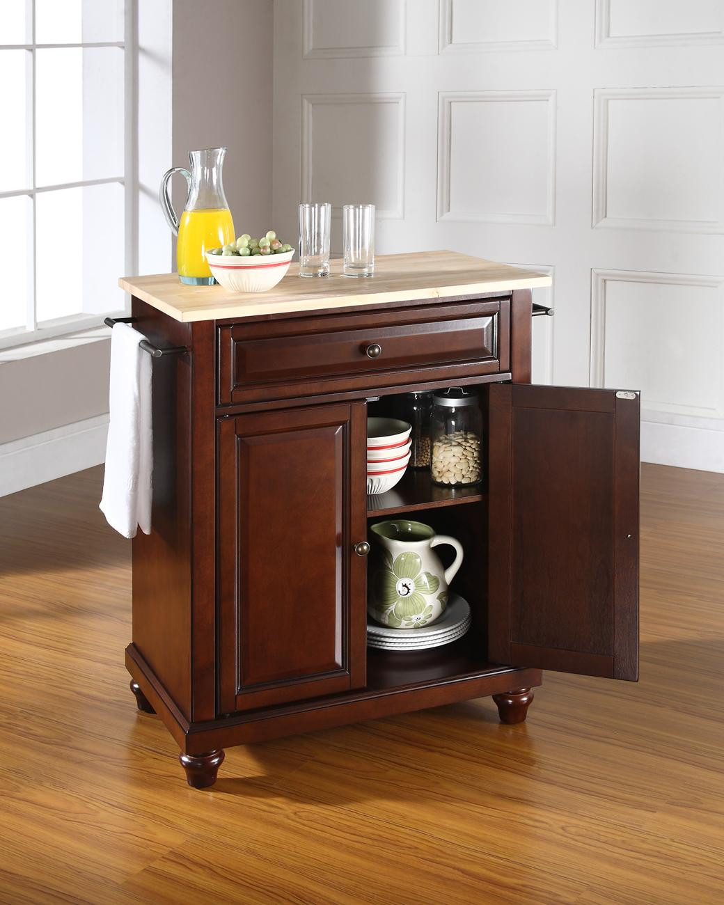 Small Mobile Kitchen Island
 Cambridge Portable Kitchen Island