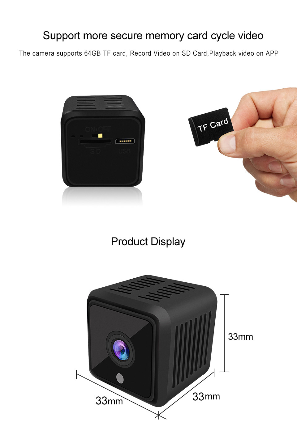 Small Spy Cameras For Bedroom
 720p Mini Small Wireless Spy Hidden Ip Camera 2 Way Audio
