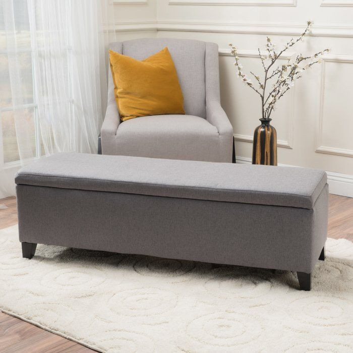 Small Storage Bench For Bedroom
 Schmit Upholstered Storage Bench