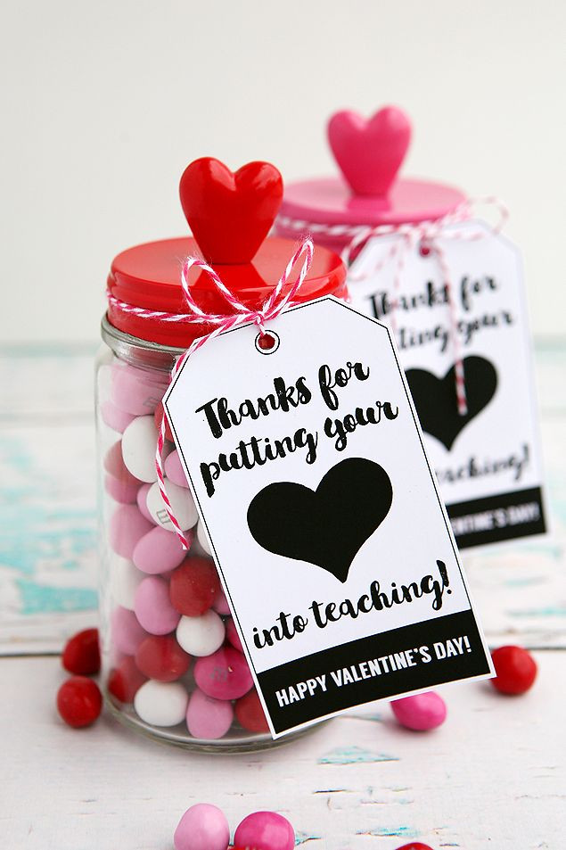 Small Valentines Gift Ideas
 Thanks For Putting Your Heart Into Teaching