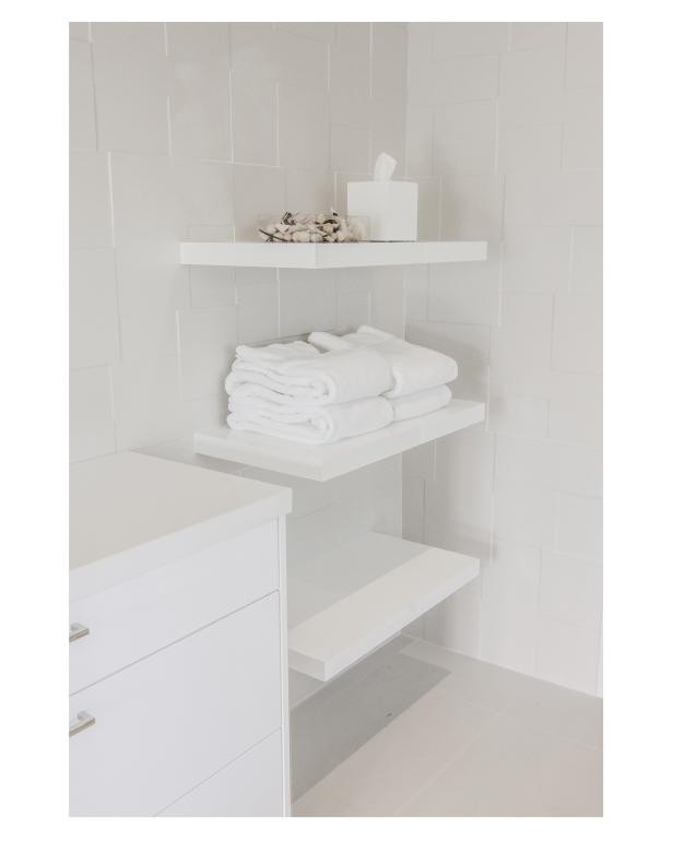 Small White Bathroom Shelf
 Decorate Your House using White Floating Shelf MidCityEast