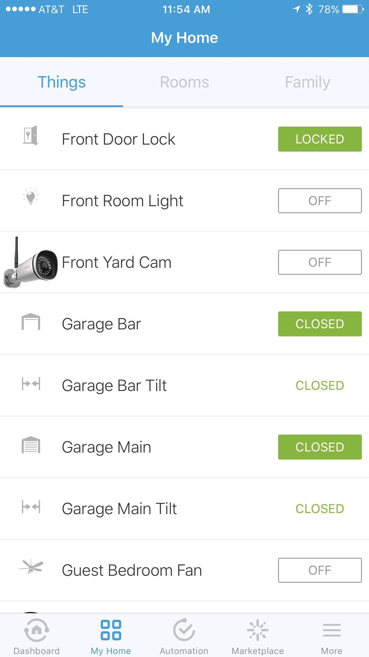 Smartthings Garage Door
 Smartthings Garage Door Status