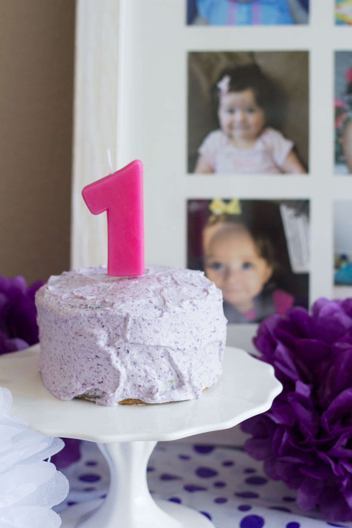 Smash Cake Recipes For Baby
 Healthier Smash Cake Recipe Hannah s Purple Polka Dot 1st