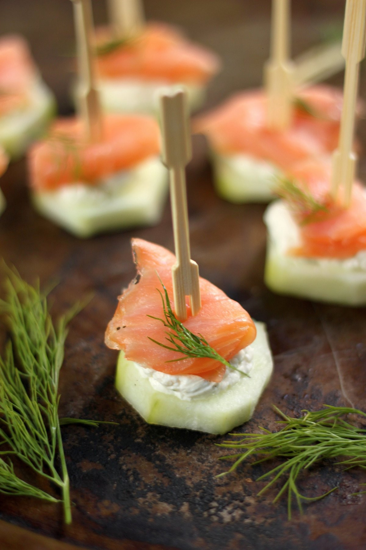 Smoked Salmon And Cream Cheese Appetizer
 Smoked Salmon and Cream Cheese Cucumber Bites Baker by
