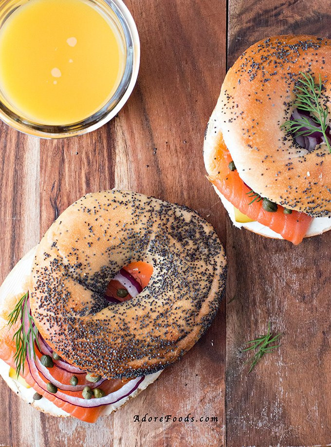 Smoked Salmon Bagel
 Smoked Salmon Bagel