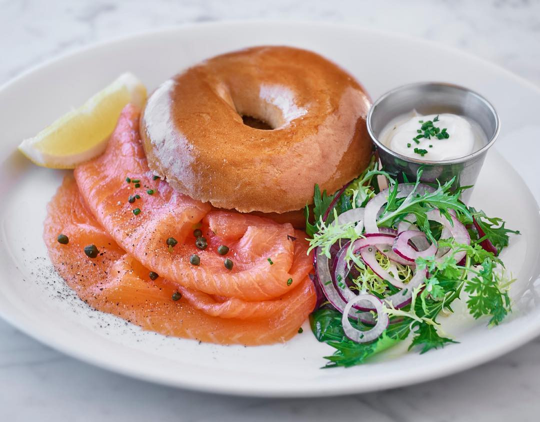 Smoked Salmon Bagel
 Smoked Salmon Bagels in London Top 10