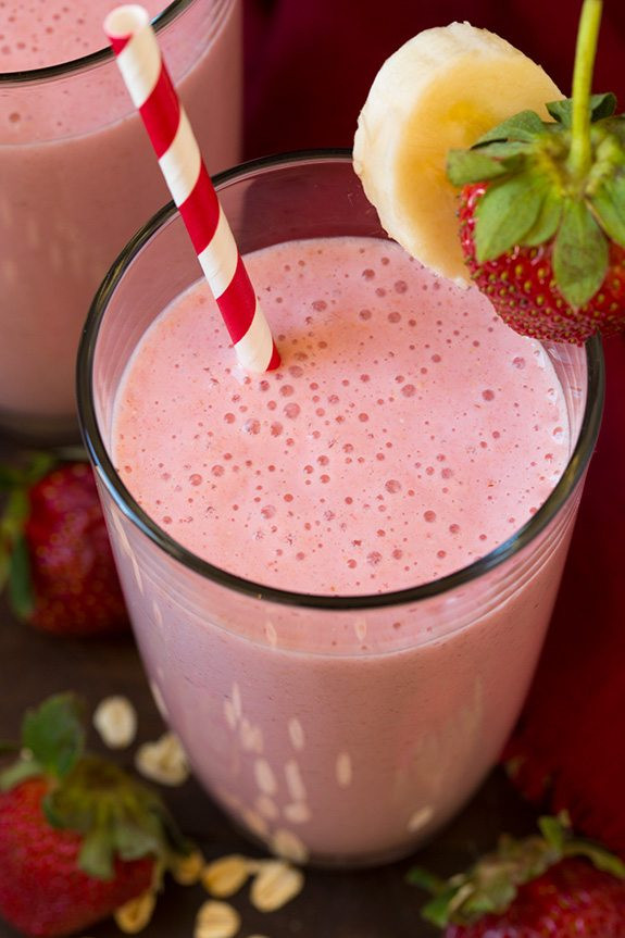 Smoothie With Oats
 Strawberry Banana Oat Smoothie Cooking Classy