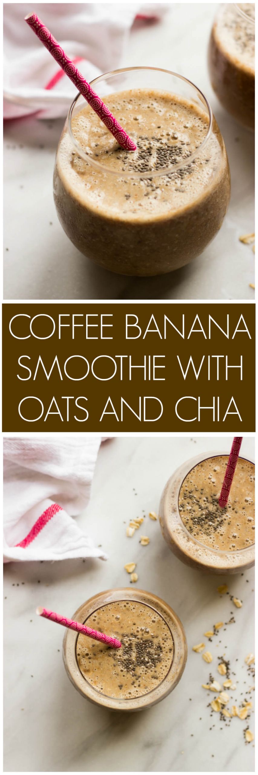 Smoothie With Oats
 Coffee Banana Smoothie with Oats and Chia Little Broken