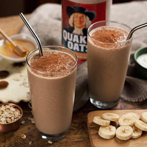 Smoothie With Oats
 Cocoa Espresso Banana Oat Smoothie Recipe