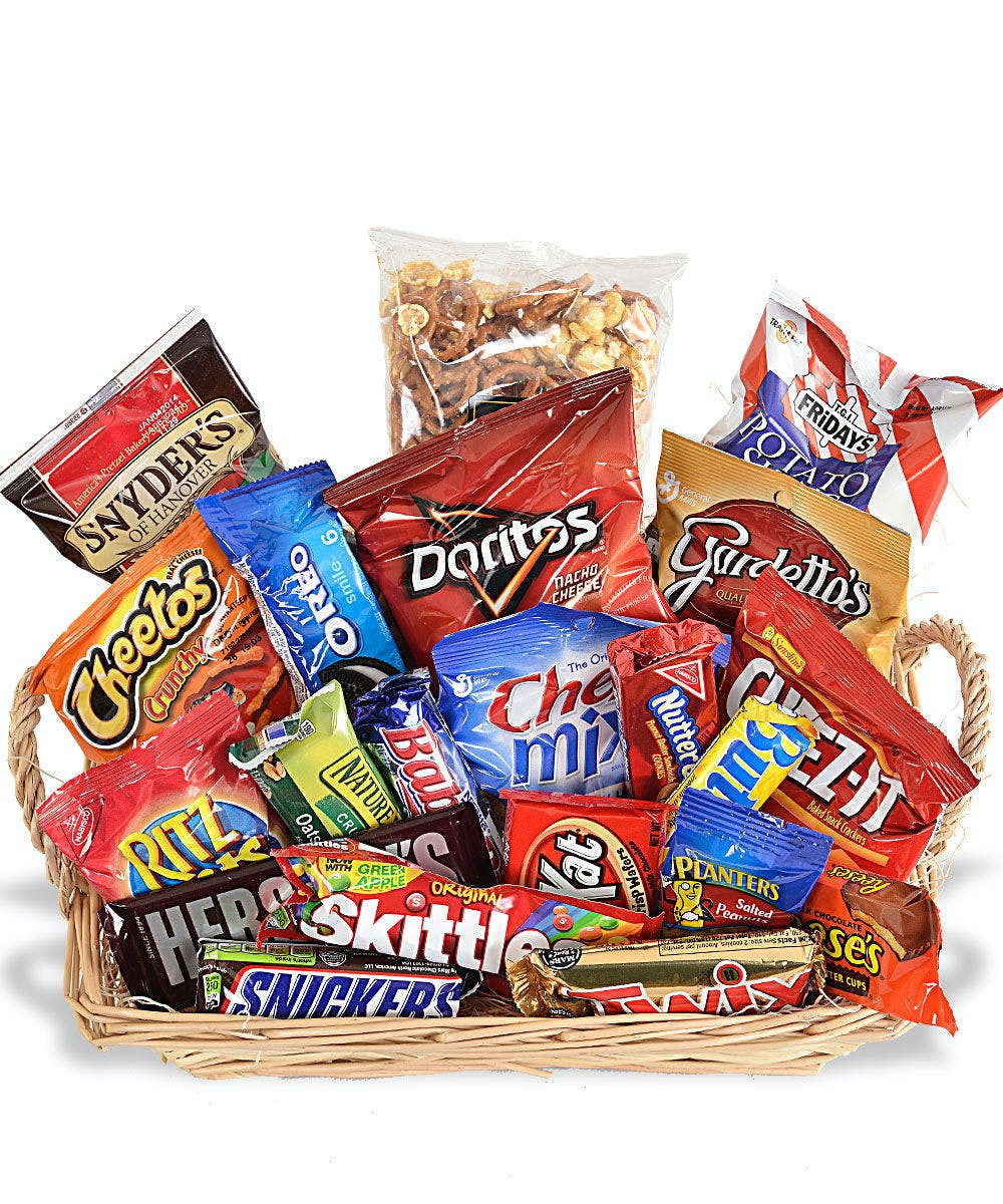 Snack Gift Basket Ideas
 A Snack Basket Hand Filled & Delivered from Walter Knoll
