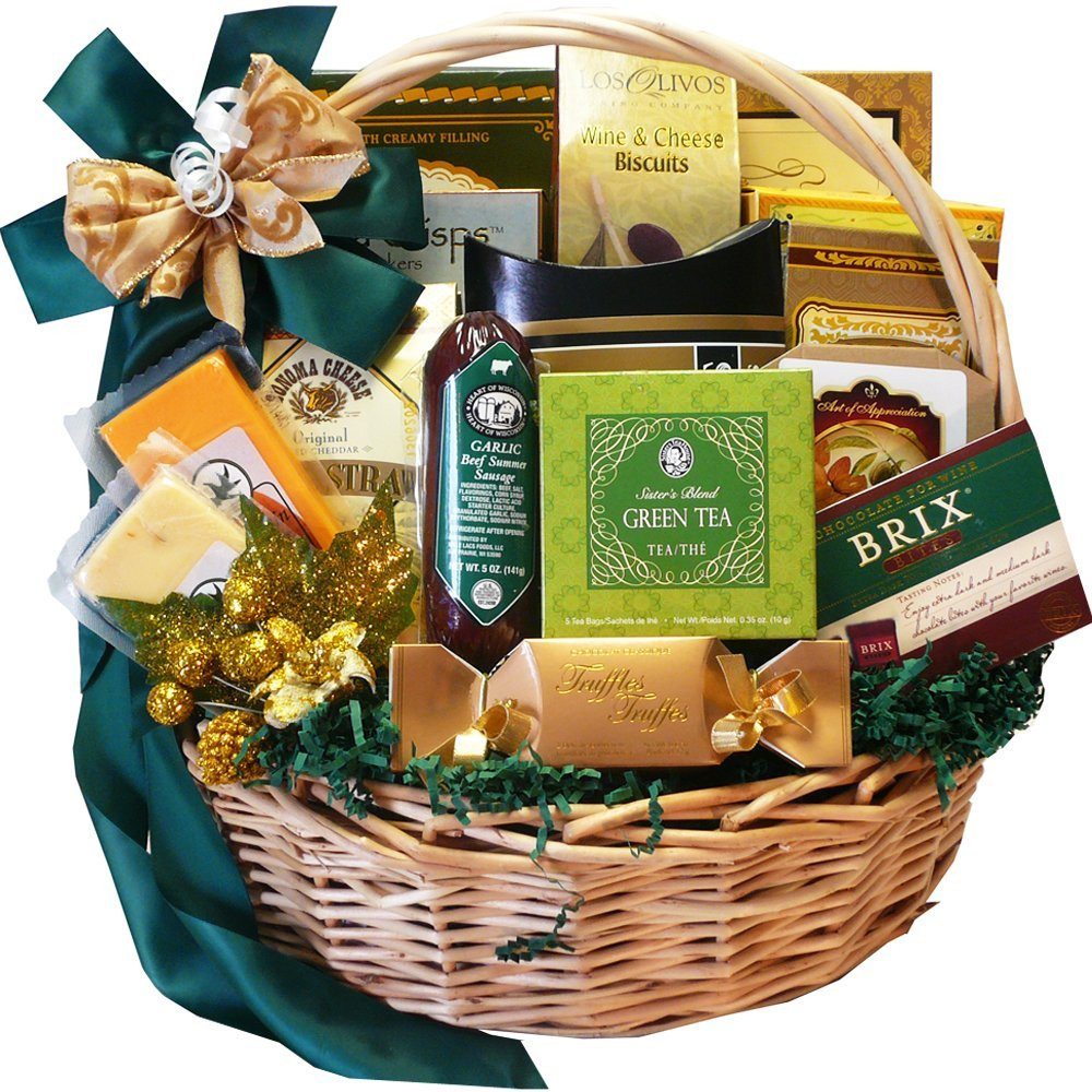 Snack Gift Basket Ideas
 Gourmet Food Gift Baskets Best Cheeses Sausages Meat